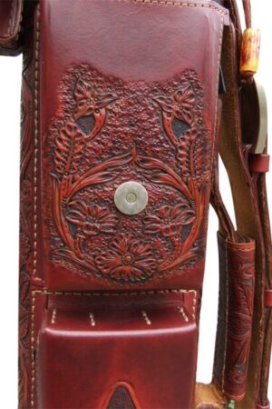 The JF6-AB002 (2 x 4) Genuine Leather Cue Case from JFlowers