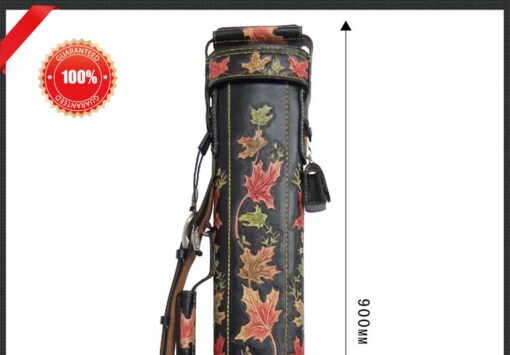 The JF6-AB004 (2 x 4) Genuine Leather Cue Case from JFlowers