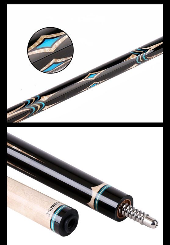 The Jf90-03 Pool Cue from JFlowers Cues & Cases has a unique design