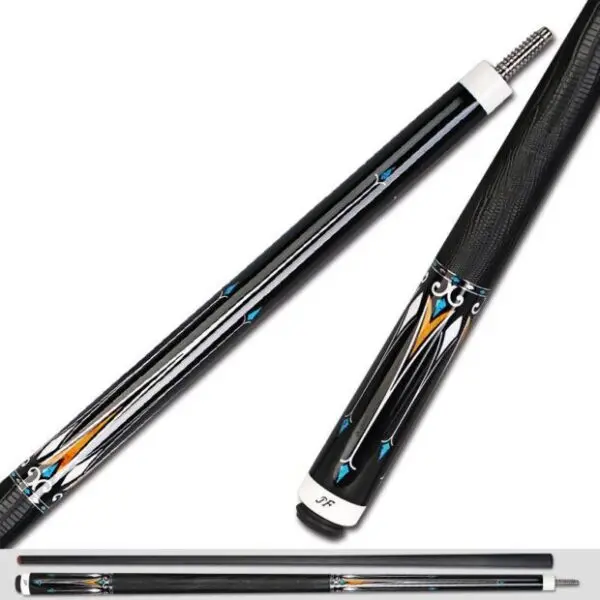 Black Stinger Pool Cue Series Jf10-10 Series - JFlowers Cues & Cases