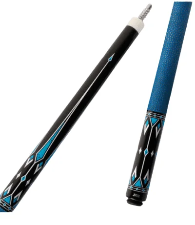 jflowerキュー SABER-1-Blue-leather-2022-
