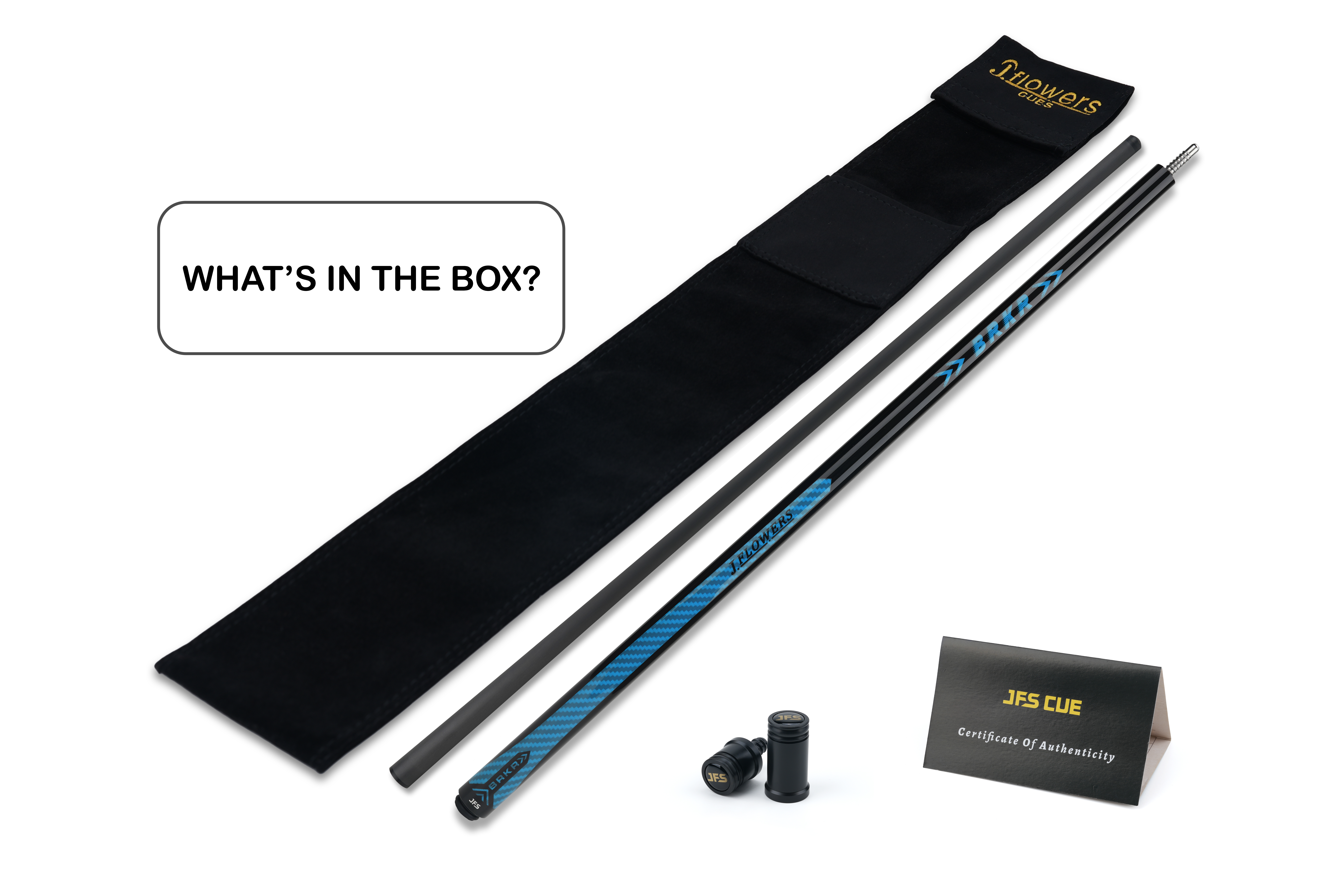 The BRKR Carbon Fiber No Wrap Break Cue has the most Bang for Buck