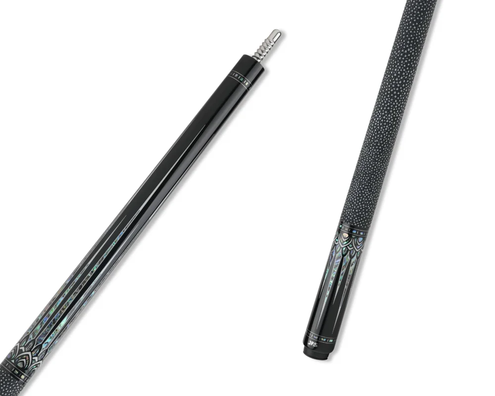 The JF20-23 Pool Cue from JFlowers Cues & Cases has a unique design