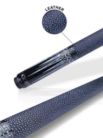 The Jf20-23 Pool Cue from JFlowers Cues & Cases has a unique design