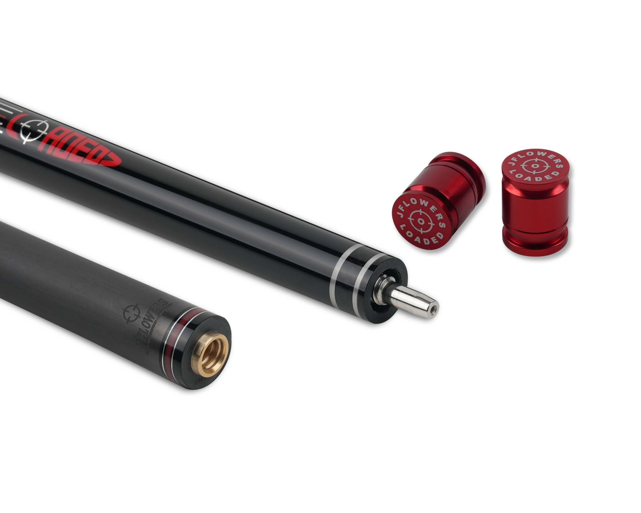 The revolutionary LOADED Break Cue from JFlowers Cues