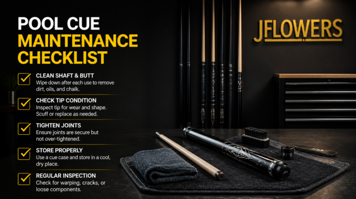 Pool Cue Maintenance Checklist